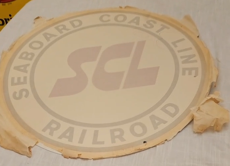 Seaboard Coast Line Railroad SST Sign