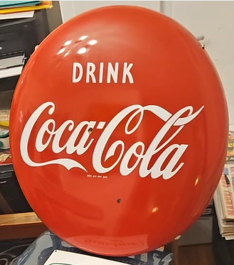 Drink Coca-Cola SSP 24 Inch Button Sign