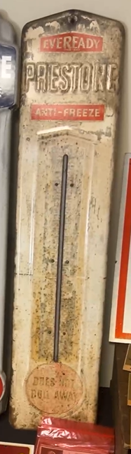 Prestone Eveready Anti-Freeze Does Not Boil Away SST Tube Thermometer