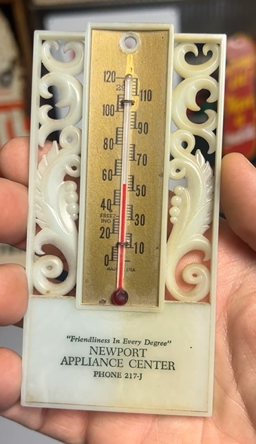 Newport Appliance Center Decorative Plastic Tube Thermometer