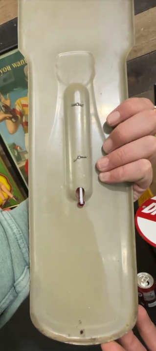 Drink Dr Pepper Good for Life Die Cut SST Tube Thermometer