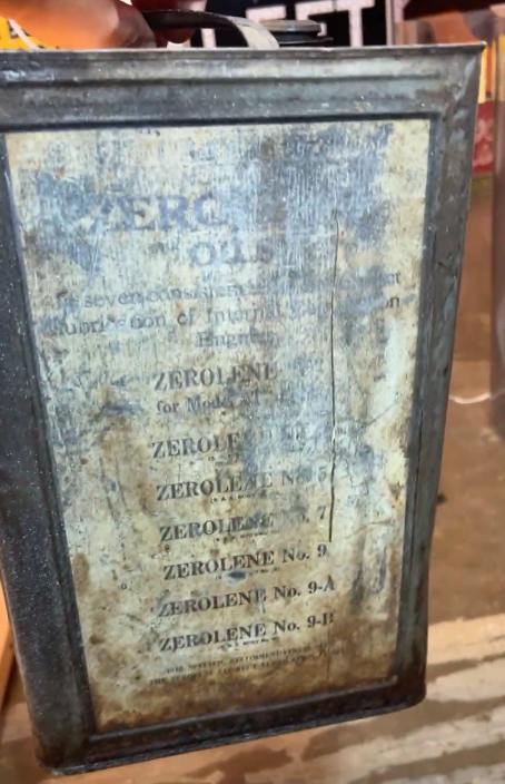 Zerolene Standard Oil Company of California SST Can