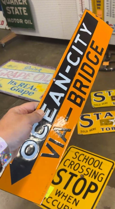 Ocean City Via Bridge SSP Directional Sign