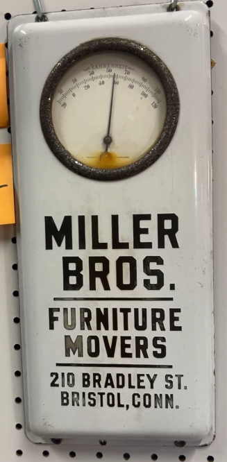 Miller Brothers Furniture Movers Bristol Connecticut SSP Dial Thermometer