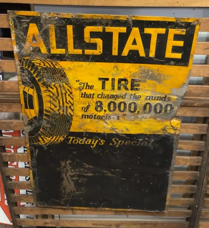 Allstate Tires Today’s Special SST Menu Board