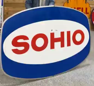 Sohio Gasoline SSP 6 Foot Sign