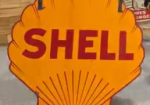 Shell Gasoline Clamshell DSP Hanging Sign