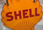 Shell Gasoline Clamshell DSP Hanging Sign