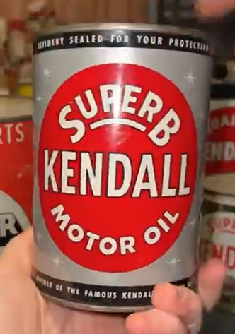 Kendall Superb Motor Oil Black Band SST Quart Can