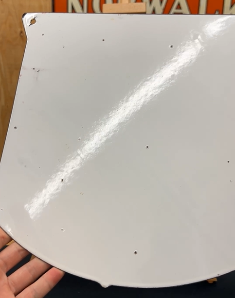 Mobilgas Gasoline with Pegasus Black Border SSP Pump Plate