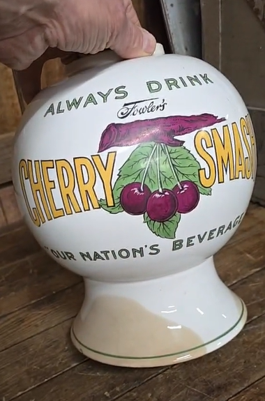 Fowler’s Cherry Smash Syrup Dispenser