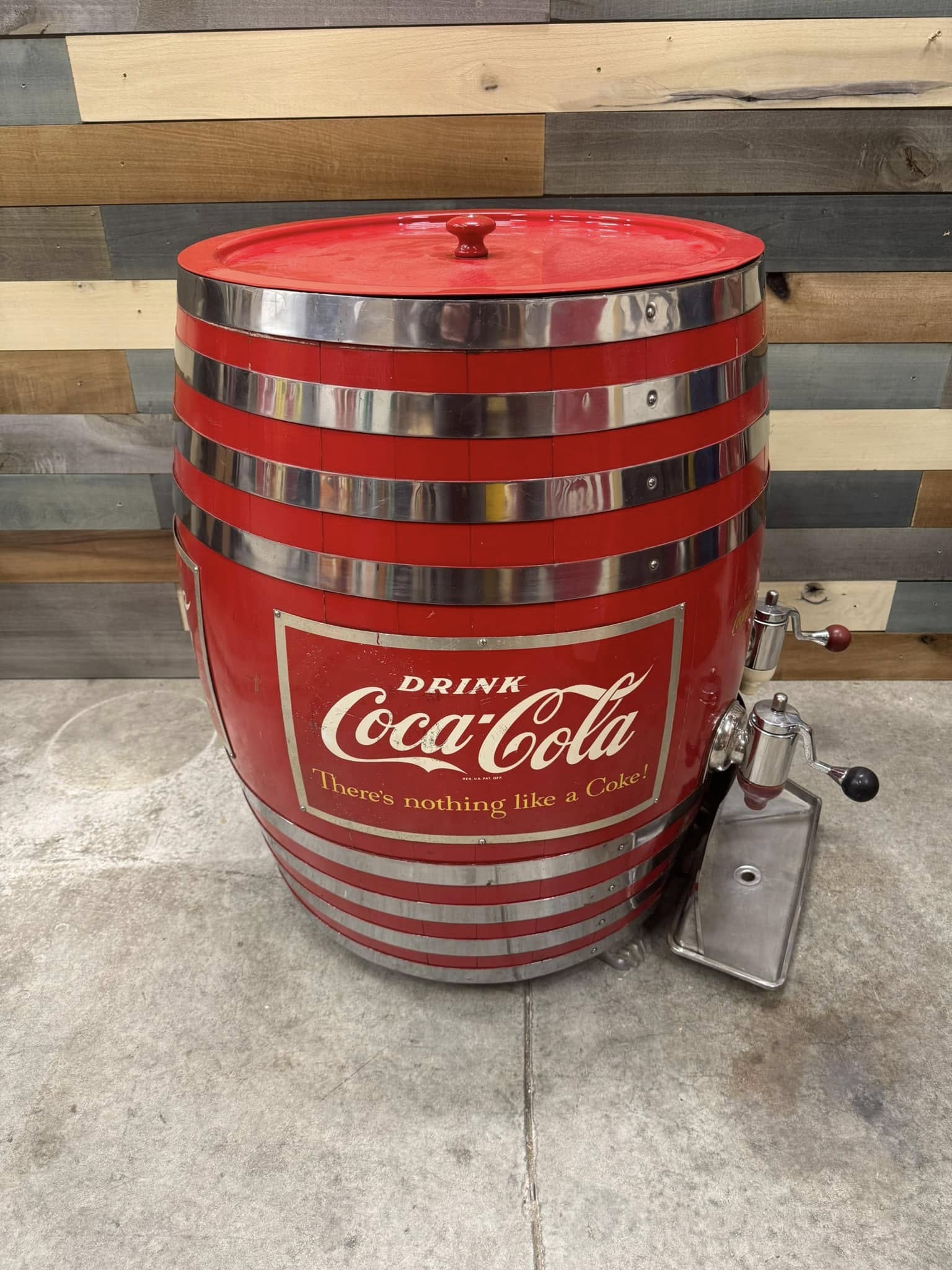 Coca-Cola Fountain Service Barrel Dispenser
