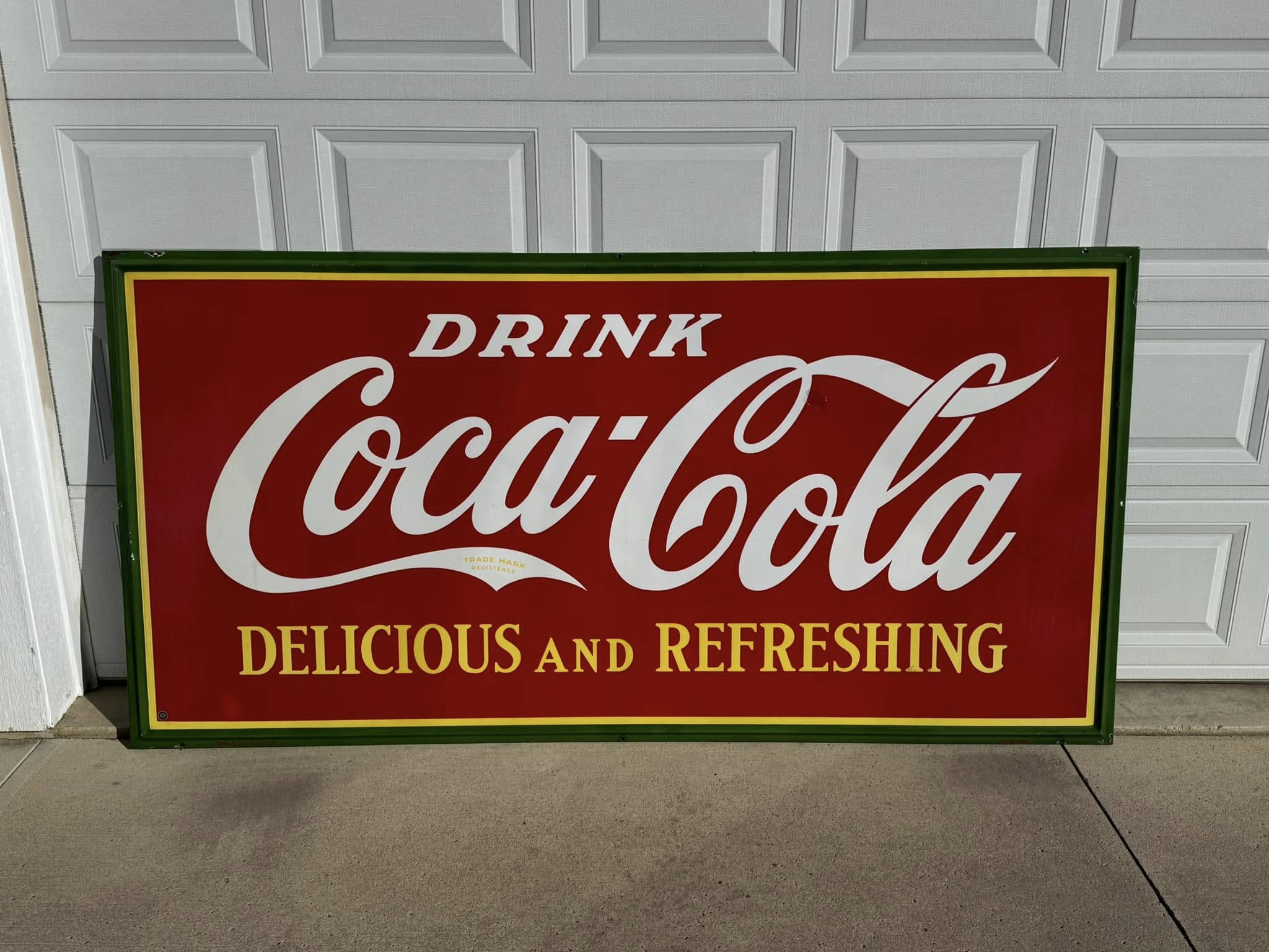 Drink Coca-Cola Delicious & Refreshing SSP 8 Foot Sign