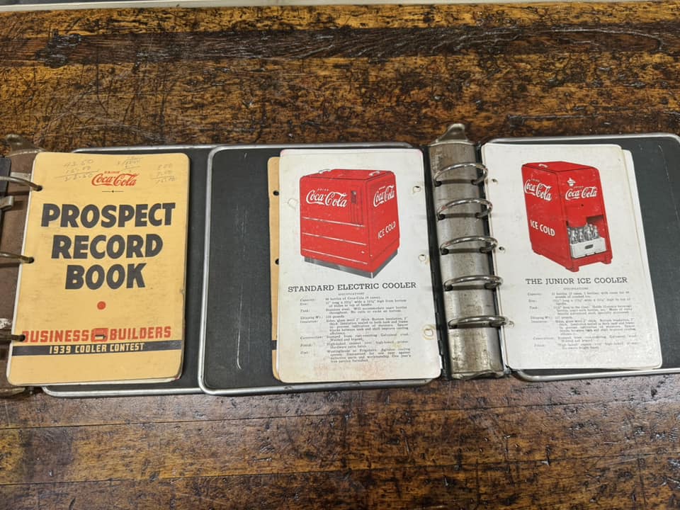 Coca-Cola Salesman Kit Set of Prospect Record Books