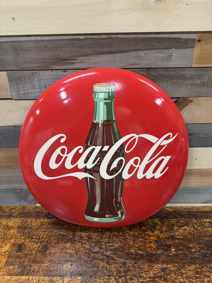 Coca-Cola Bottle SST 24 Inch Button Sign