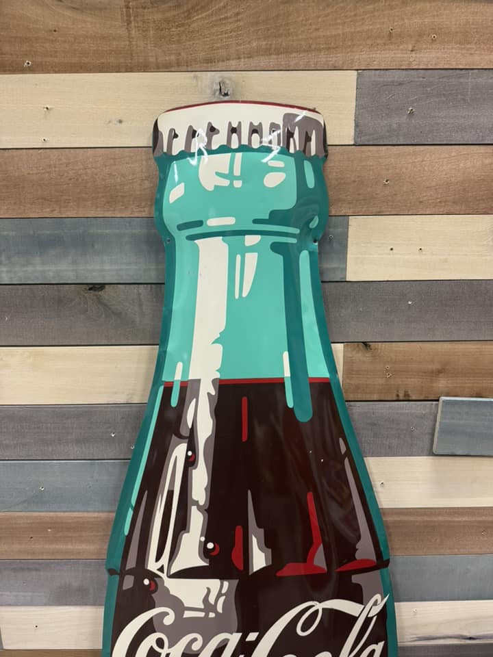 Coca-Cola Die Cut SST 6′ Bottle Sign