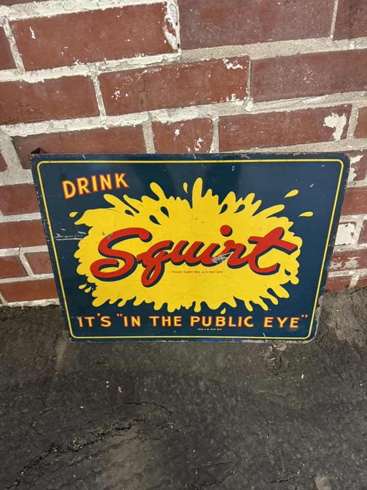 Drink Squirt DST Flange Sign