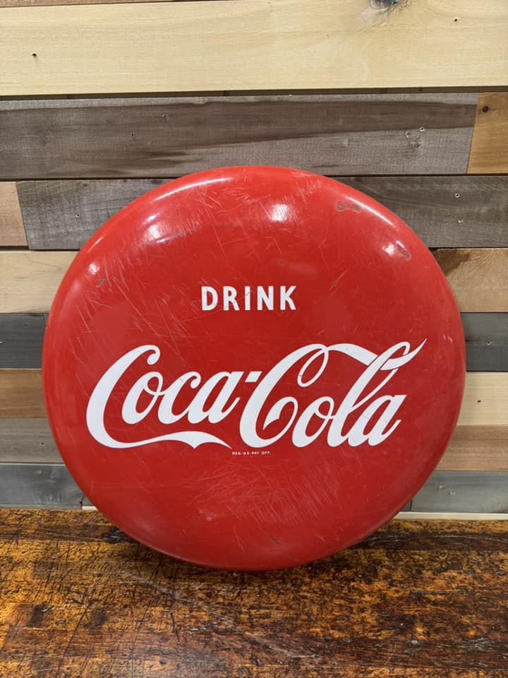Drink Coca-Cola 24″ SSP Button Sign