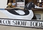 Decoy Show Today Double-Sided Wood Sign
