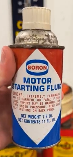 Boron Motor Starting Fluid SST Can