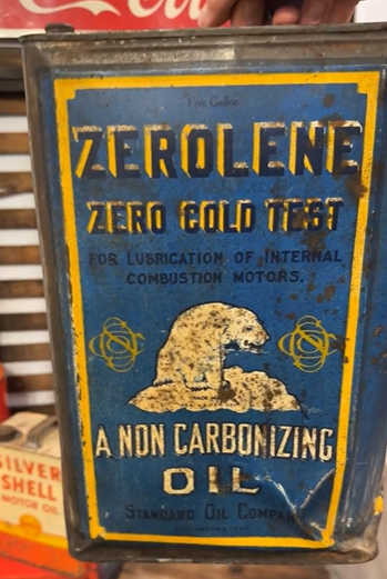 Zerolene Zero Cold Test Non-Carbonizing Oil SST Five Gallon Can