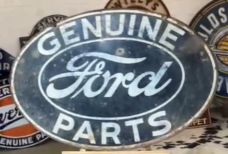 Genuine Ford Parts DST Oval Sign