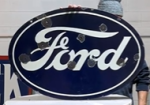 Ford Motor Company DSP 33 Inch Oval Sign