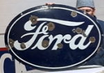 Ford Motor Company DSP 33 Inch Oval Sign