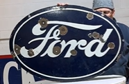 Ford Motor Company DSP 33 Inch Oval Sign