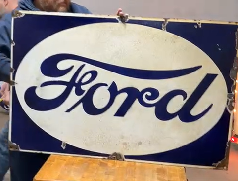 Ford Motor Company SSP Sign Early Logo