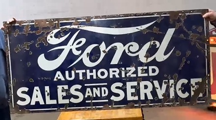 Ford Authorized Sales and Service SSP Sign