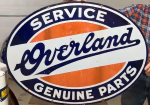 Overland Service Genuine Parts DSP Oval Sign