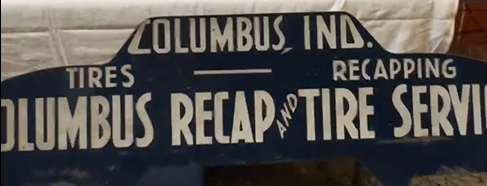 Columbus Indiana Recap and Tire Service SST License Plate Topper