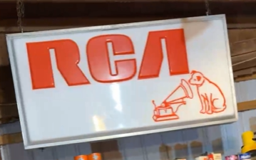 RCA Double-Sided Plastic Light Up Sign