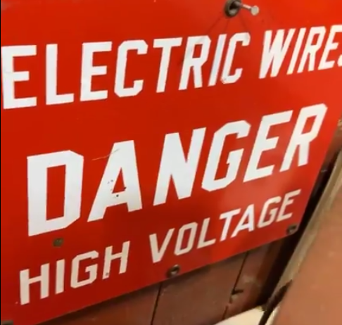 Danger Electric Wires High Voltage SSP Sign