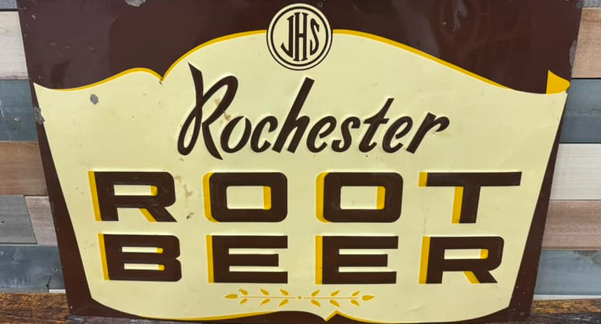 Rochester Root Beer SST Embossed Sign
