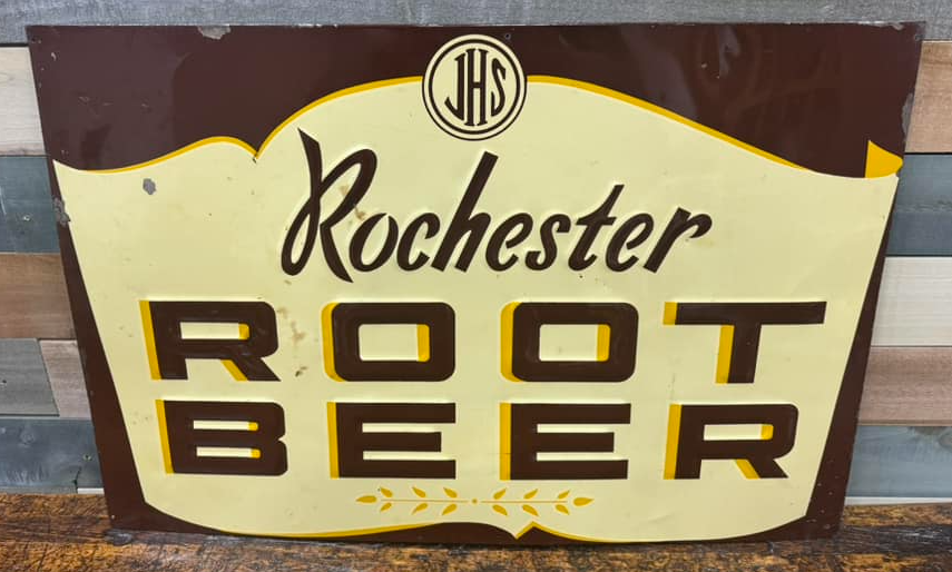 Rochester Root Beer SST Embossed Sign