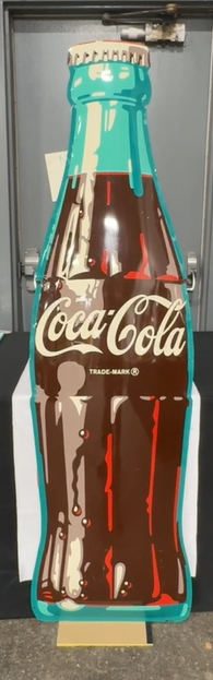 Coca-Cola Die Cut SST 6′ Bottle Sign