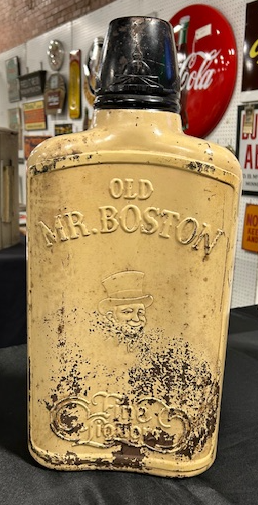 Old Mr. Boston Embossed Gilbert Clock