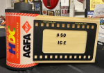 AGFA Film Plastic Light-Up Message Board Sign
