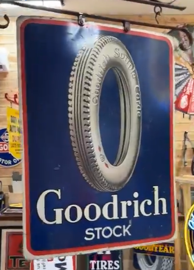 Goodrich Tires Stock DST Hanging Sign