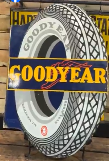 Goodyear All Weather Tires DSP Foreign Flange Sign