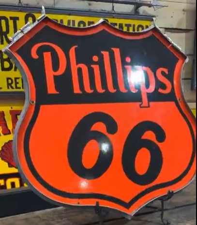 Phillips 66 Gasoline DSP 30 Inch Sign