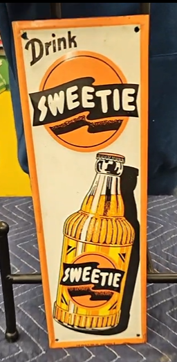 Drink Sweetie SST Embossed Door Push