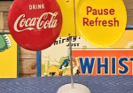 Coca-Cola DST Vending Machine Spinner Sign
