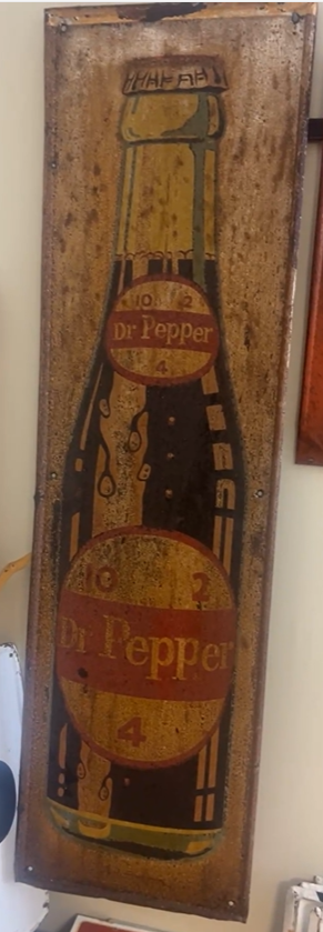 Dr Pepper 10 2 4 SST Vertical Bottle Sign