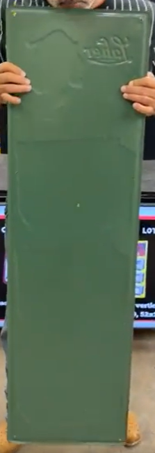 Laher the Battery with 9 Lives SST Embossed Vertical Sign