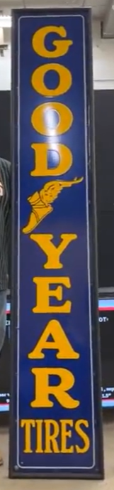Goodyear Tires SSP Vertical 8-Foot-High Sign