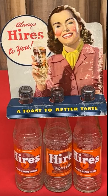 Always Hires to You Cardboard Die Cut Three-Bottle Bottle Topper