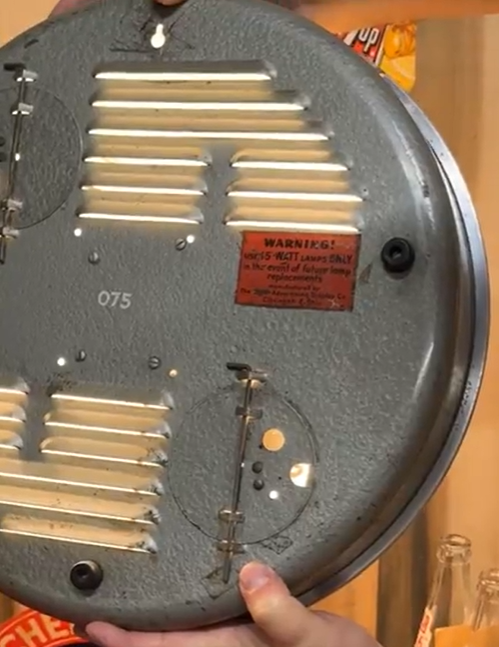 Cheer Up A Sparkling Refresher Glass Faced Clock